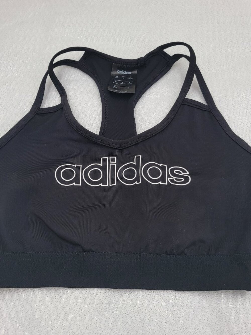 Adidas Climalite Sport Bra Black Size Small